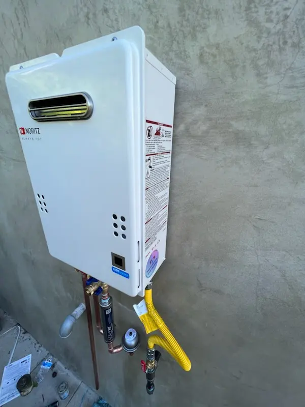 Tankless water heater installation for Sylvan Grove homes