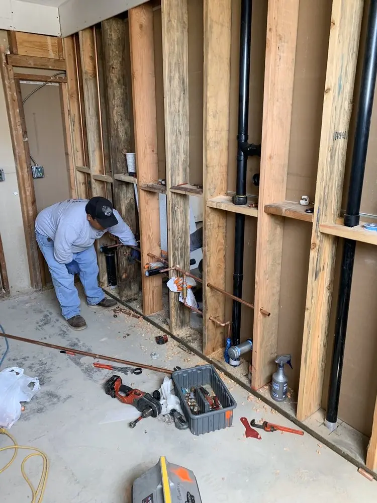 Commercial rough-in plumbing for Gas Line Repair in Sylvan Grove